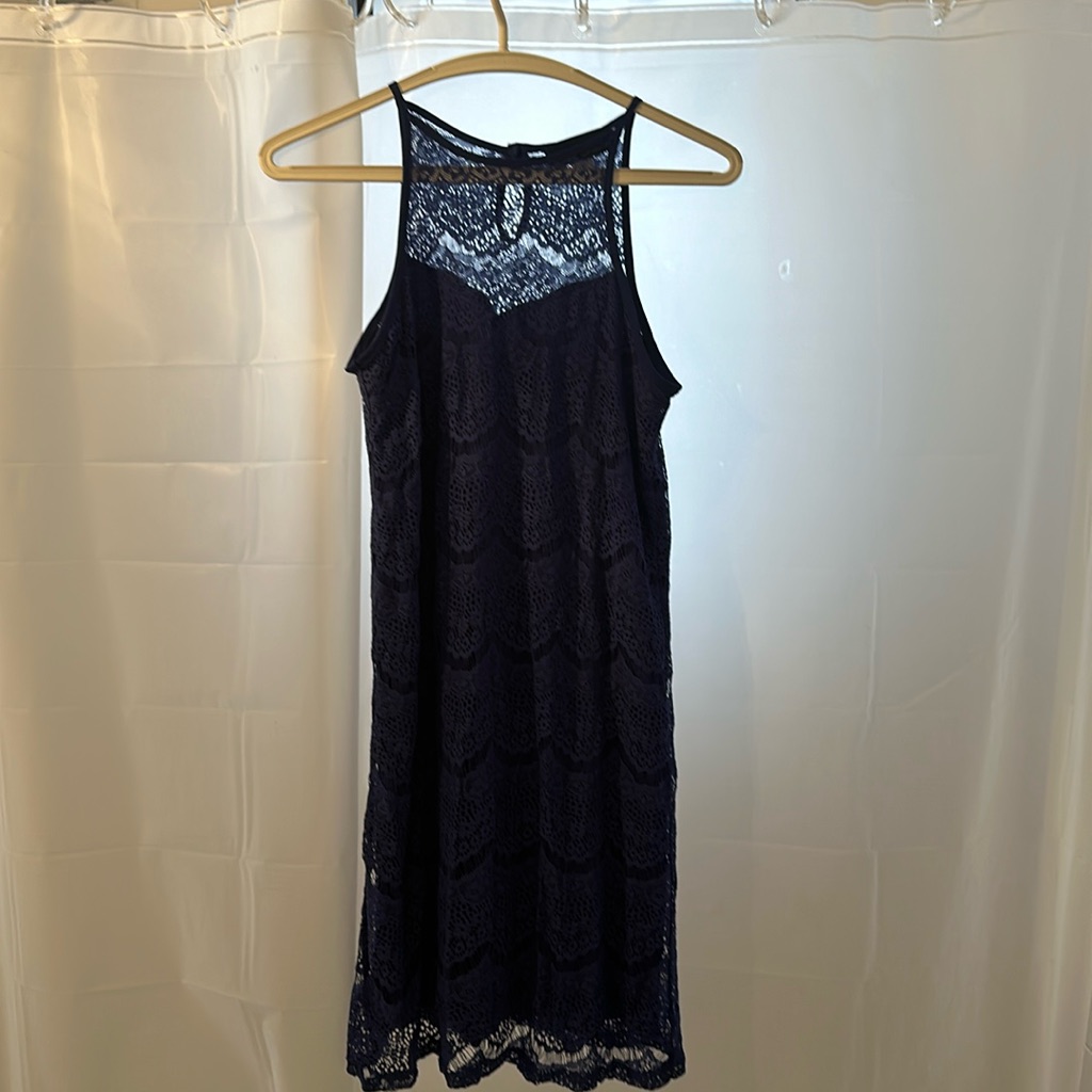 chinese dress ladies Whimsical Blue Bird Dress M / Blue